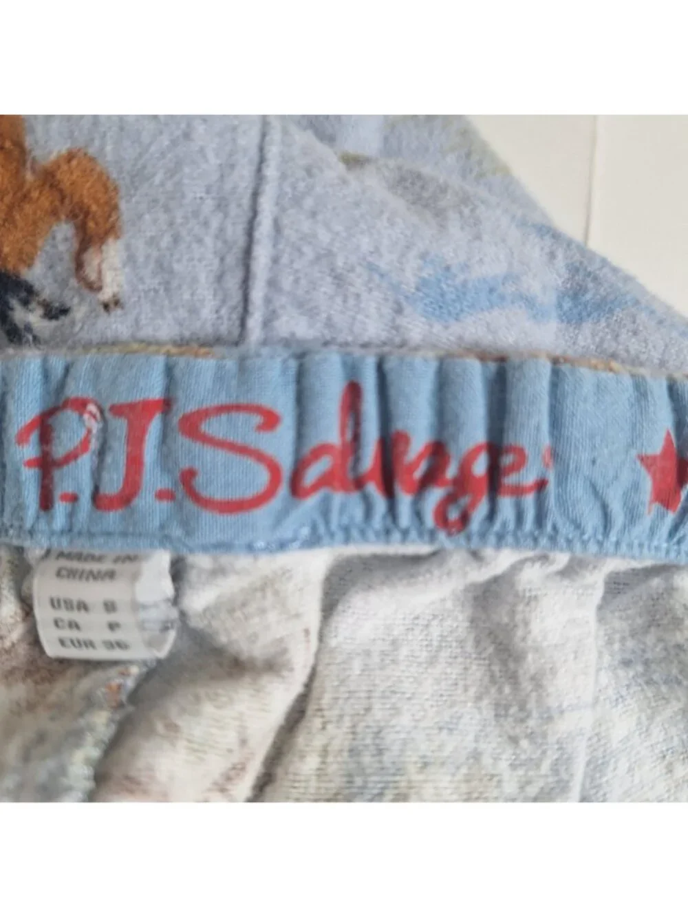 PJ Salvage Cowboy Pajamas 100% Cotton size Small County Western
